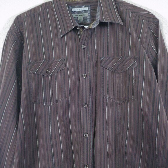 Johnston & Murphy Brown  Dress Shirt Size Extra Large - Picture 6 of 9